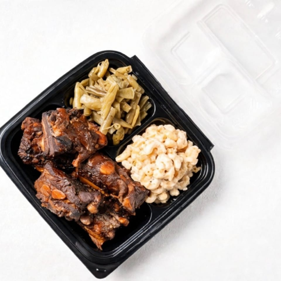 Jerk chicken with sides
