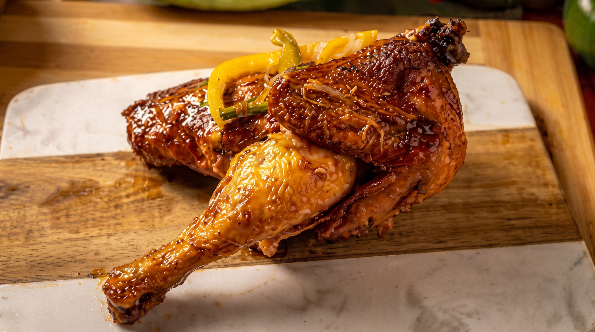 Authentic house BBQ chicken