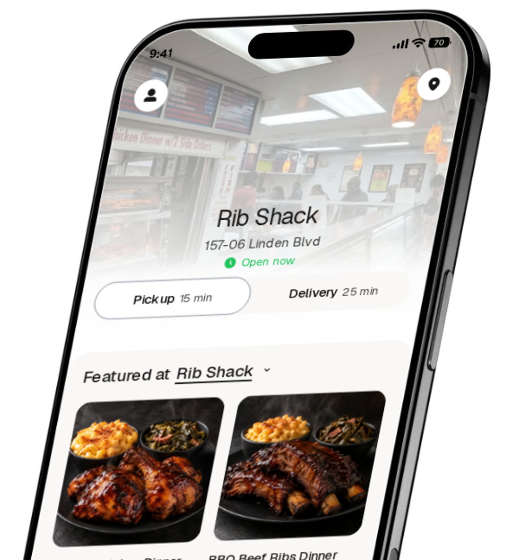 Rib Shack app preview