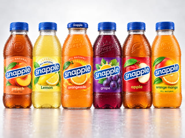 Snapple Drinks.