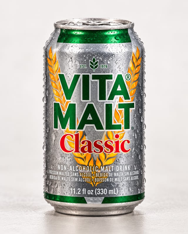 Canned Vita Malt.