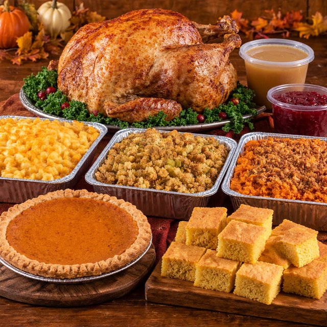 STANDARD THANKSGIVING PACKAGE — Complete Family Meal.