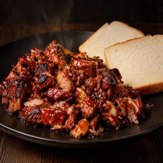 Chopped BBQ Pork Sandwich