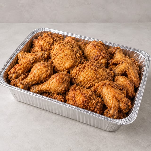 Fried Chicken - Catering Tray Pans.