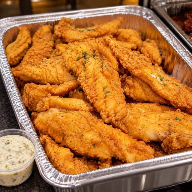 Fried Whiting Fish.