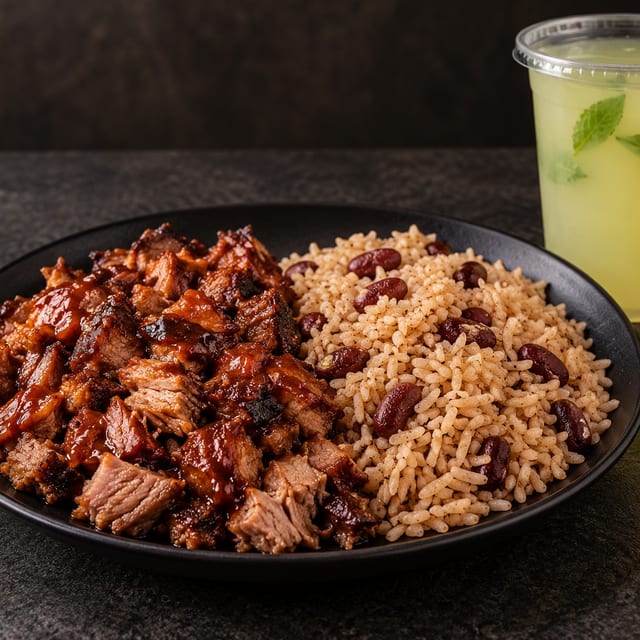 Chopped BBQ Lunch Special.