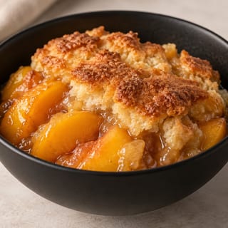 Peach Cobbler - Individual Portion Size