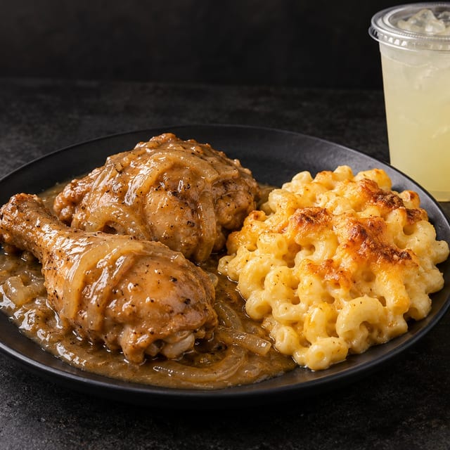 Smothered Chicken Lunch Special.
