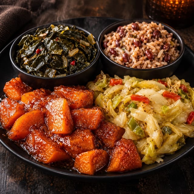 Vegetable Plate Dinner.