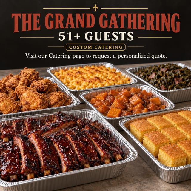 The Grand Gathering — 51+ Guests.