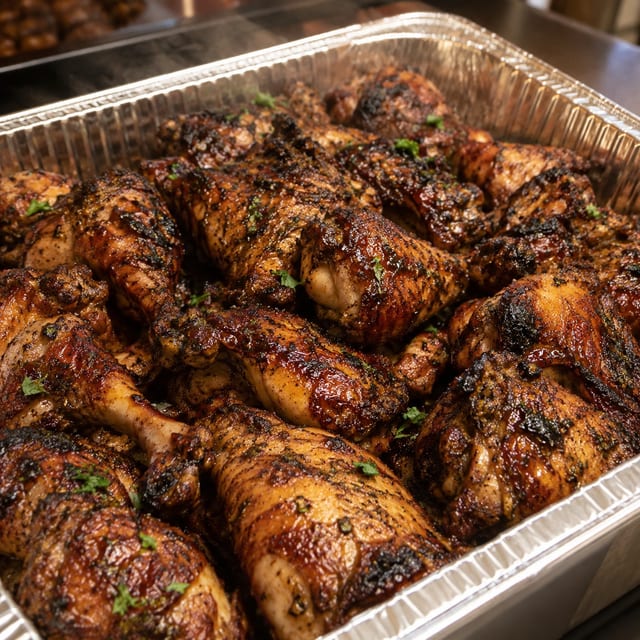 Jerk Chicken — Catering Tray.