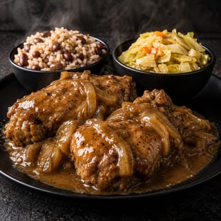 Smothered Chicken Dinner