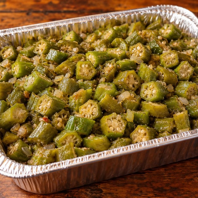 Okra - Catering Side Trays.