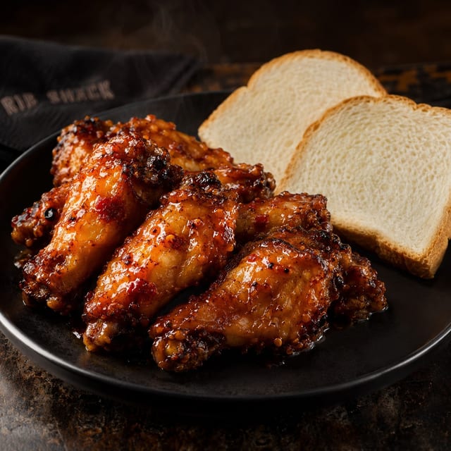 Sweet Chili Wings Sandwich.
