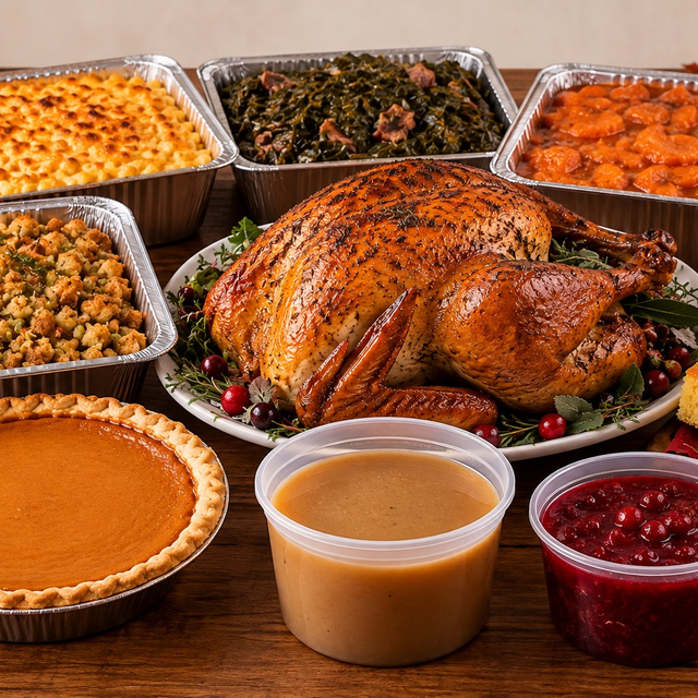 PREMIUM THANKSGIVING PACKAGE — Complete Meal for Larger Gatherings.