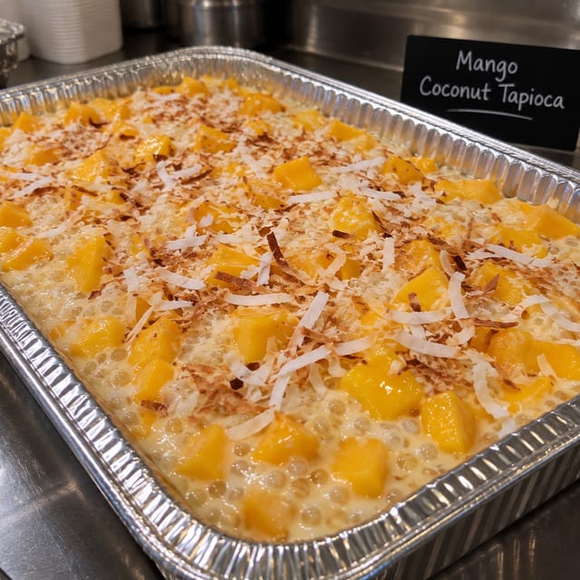 Coconut Mango Tapioca - Catering.