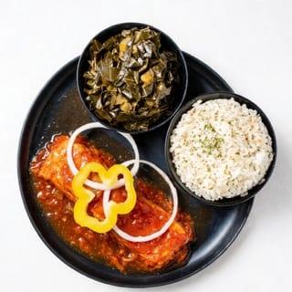 Salmon Dinner Plate
