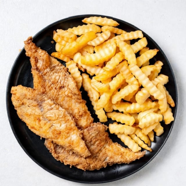Fried Whiting & Fries.