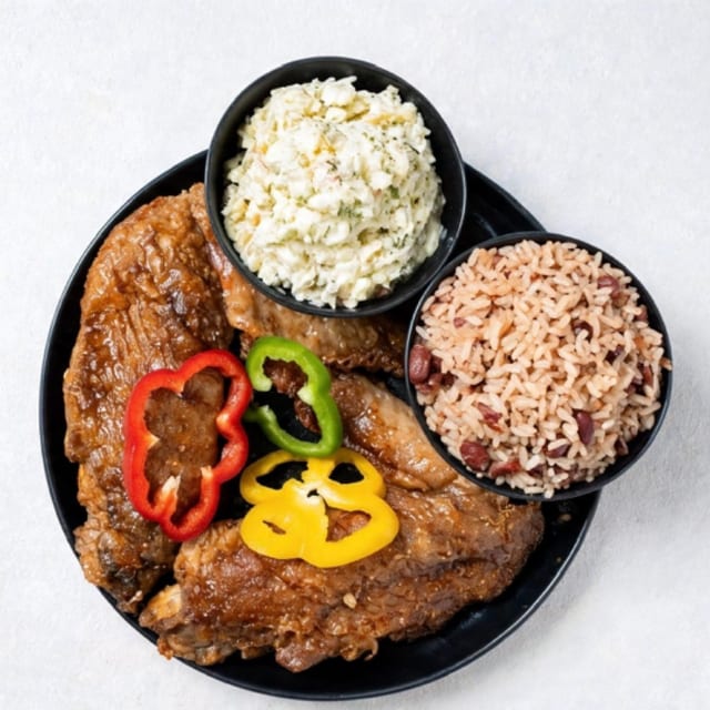 Turkey Wings Dinner Plate.
